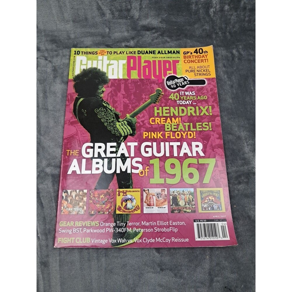 Guitar Player April 2007 Great Albums Of 1967